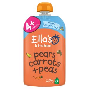 Ellas Kitchen Carrots Pears & Peas 120g