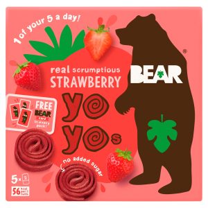 Bear Yo Yo Strawberry Pack Of 5 100g