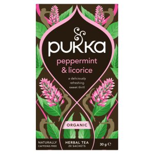 Pukka Peppermint & Liquorice Organic Herbal Tea 20 Sachets 30g