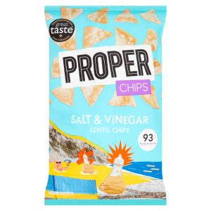 Properchips Salt & Vinegar Lentil Chips 85g