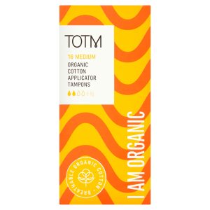 Totm Organic Cotton Applicator Tampons Regular 16s