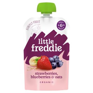 Little Freddie Strawberries Blueberries & Oats 6 Months+ 100g