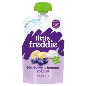 Little Freddie 6 Months + Blueberry & Banana Greek Style Yoghurt 100g