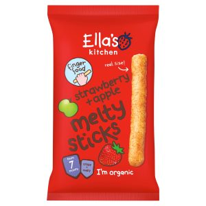 Ellas Kitchen Organic Strawberry & Apple Melty Sticks 16g