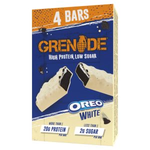 Grenade Protein Bars Oreo White Pack Of 4 240g