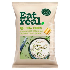 Eat Real Sour Cream and Chive Quinoa Chips 90g
