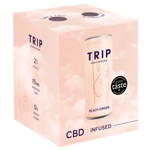 Trip Cbd Peach & Ginger 4 X 250ml