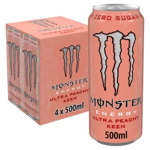 Monster Ultra Peechy Keen 4 X 500ml