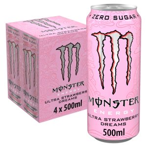 Monster Strawberry Dreams 4 x 500ml