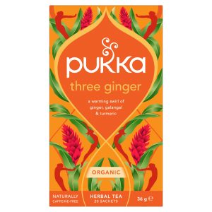 Pukka Three Ginger Organic Tea Bags 20 Sachets 36G