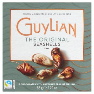 Guylian The Original Seashells 6 Chocolates With Hazelnut Praline 65g