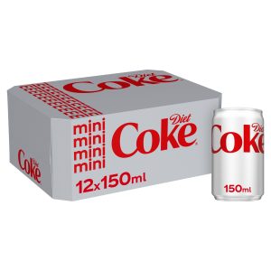 Coke Diet Mini Cans 12x150ml