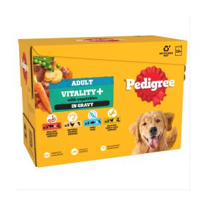 Pedigree Vitality Plus Adult Dog Mixed Selection In Gravy 12 x 85g