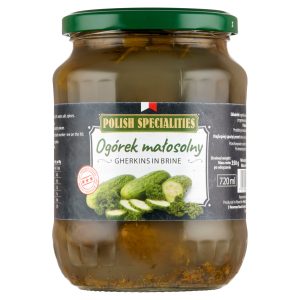 Gherkins In Brine Malosolne 610g