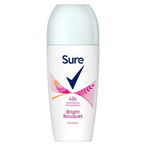 Sure Women Antiperspirant Deodorant Roll On Base Bright Bouquet 50ml