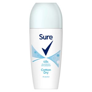 Sure Women Antiperspirant Deo Roll On Base Cotton Dry 50ml