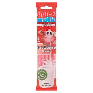 Quickmilk Strawberry Magic Sipper 5x6g