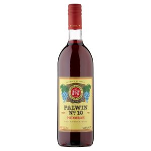 Palwin No 10 Menorah Red Kosher Wine 750ml