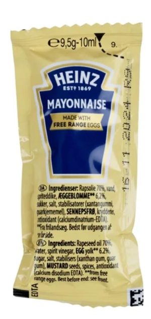 Hj Heinz Mayonnaise Sachet 10ml