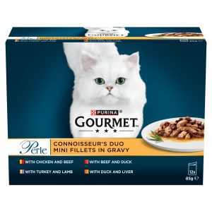Gourmet Perle Variety Beef & Chicken 12x85g