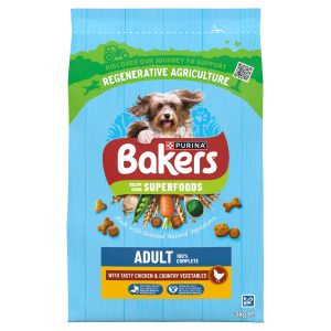 Bakers Adult with Tasty Chicken & Vegetables & Wholegrain 3kg