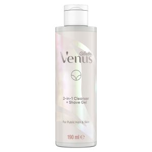 Gillette Venus 2-In-1 Cleanser + Shave Gel For Pubic Hair & Skin 190ml