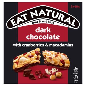 Eat Natural Cranberry Macadmia & Dark Chocolate 120g