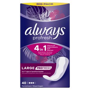 Always Dailies Large Profresh Panty Liners Pack Of 40