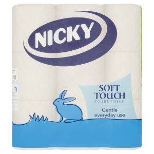 Nicky Soft Touch Toilet Tissue 9 Rolls