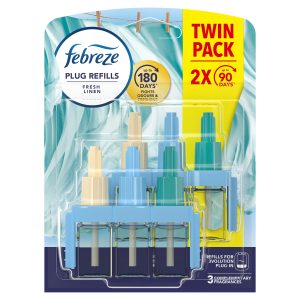Febreze 3vol Refill Fresh Linen 2 x 20ml