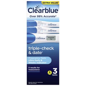 Clearblue Visual & Digital Sticks Pregnancy Test 3 Tests