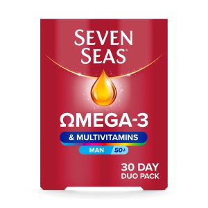 Seven Seas Omega 3 & Multivitamins Man 50+ 30 Day Duo Pack
