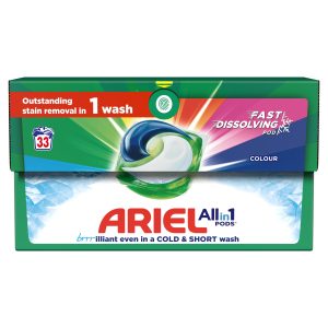 Ariel Colour All-In-1 Pods Washing Liquid Capsules 33 Washes