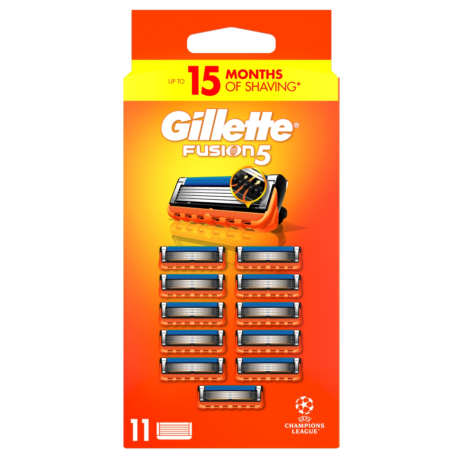 Gillette Fusion Razor Blades Refill Pack Of 11