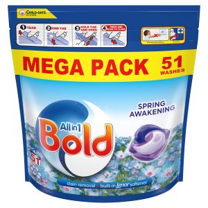 Bold All In 1 Pods Washing Capsules Spring Awakening 51 Washes