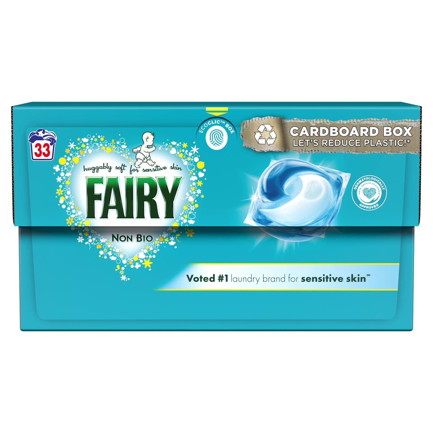 Fairy Non Bio Washing Liquid Capsules For Sensitive Skin 33 Washes