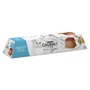 Gourmet Revelations Mousse Cat Food Tuna 4 X 75g