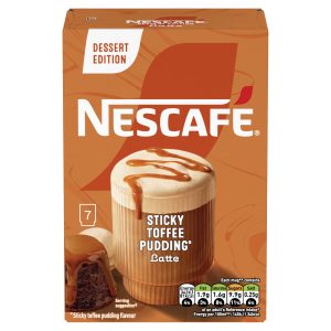 Nescafe Sticky Toffee Pudding Latte 7 Sachets 140g