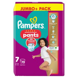 Pampers Prem Protection Pants Pull On Size 7 Giant Pack Of 40