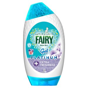 Fairy Platinum Non Bio Silk Tree Blossom & Jasmine Gel 27 Washes 891ml