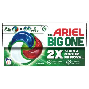 Ariel Original The Big One Laundry Pods 21 Washes