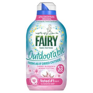 Fairy Fabric Enhancer Liquid Cherry Blossom & Nordic Cotton 742Ml
