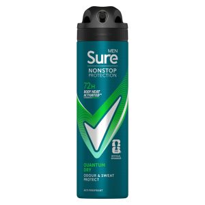 Sure For Men Quantum Dry Anti Perspirant Nonstop Deodorant 150ml