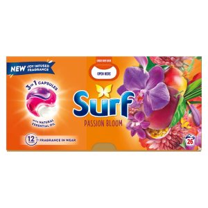 Surf Laundry Washing Detergent Capsules Passion Bloom 26 Washes