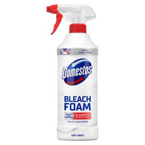 Domestos Power Foam Bleach Toilet & Bathroom Cleaner Spray 450ml