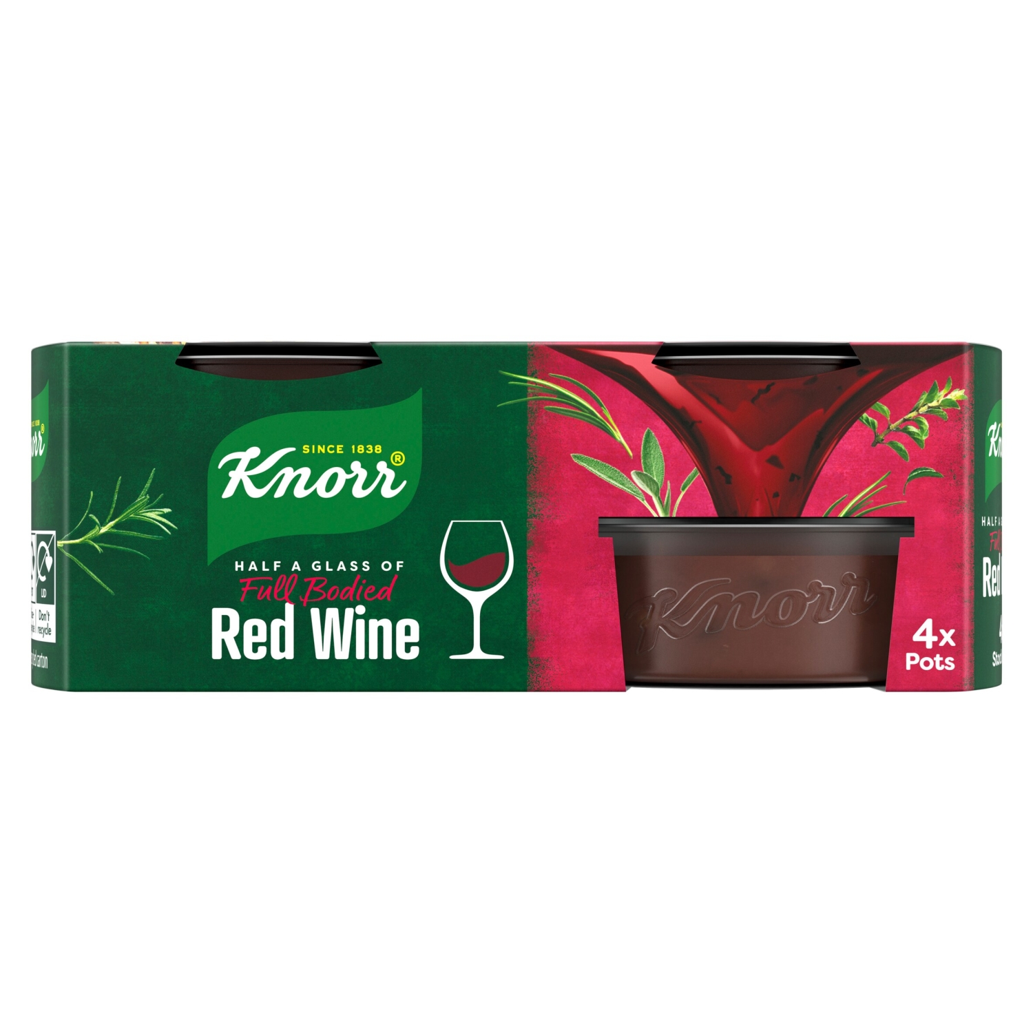Knorr Red Wine Stock Pot 4 x 26g