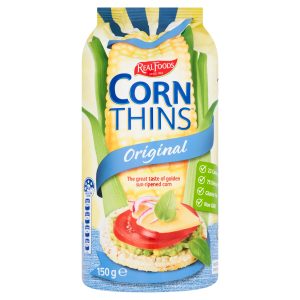 Real Foods Corn Thins Original 150g