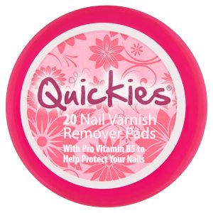 Quickies Nail Vanish Removal Pads Pack Of 20