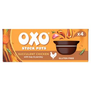 OXO Stock Pot Chicken Bay And Parsley 4X20G