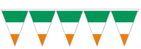 GIANT IRISH PENNANTS BUNTING